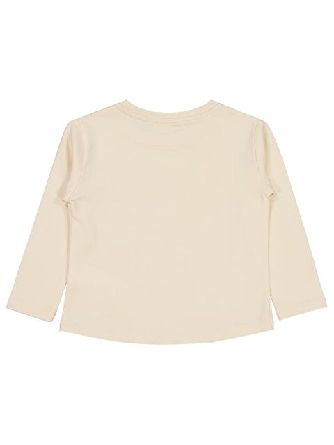 Civil Girls Kelebek Baskılı 2-5 Yaş Sweatshirt - Fil Dişi 2-3 Yaş - S000485235-19928