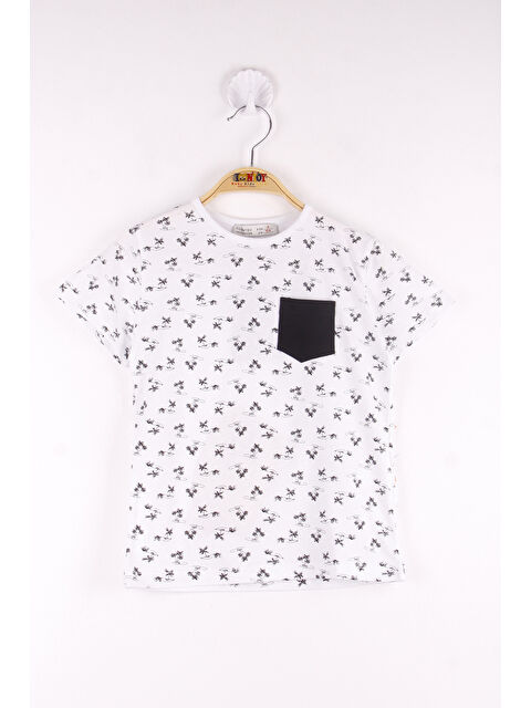 Toontoykids Erkek Çocuk Palmiye Baskılı Tişört - S000417926-20063