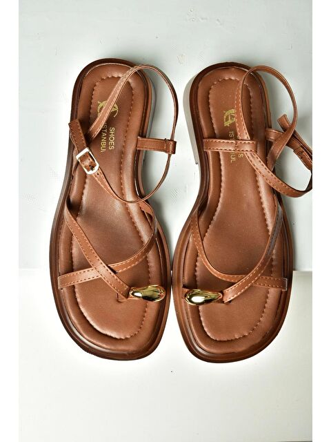 Fox Shoes Taba Kadın Sandalet U267763509 - S000401147-14955