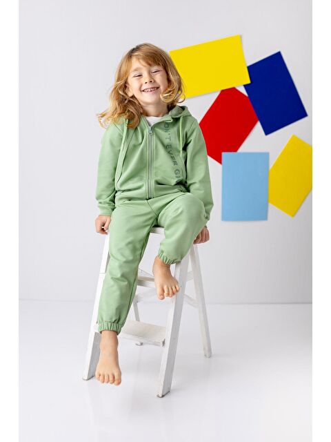 ZEYLAND Erkek Çocuk Fermuarlı Eşofman Takımı