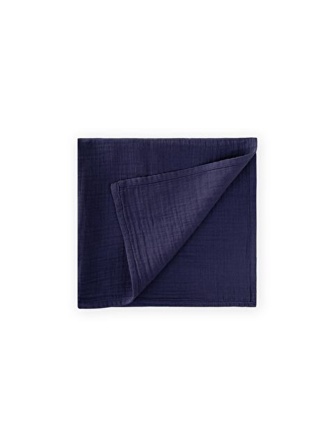 CİGİT Düz Müslin Battaniye 90X100 Cm Lacivert - S000494889-21164