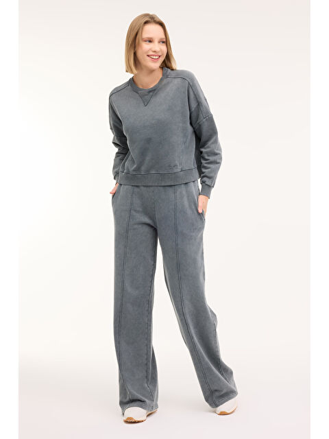 Lumberjack WL BIRDIE 16SS407 4PR Antrasit Kadın Sweatshirt - S000351771-20600