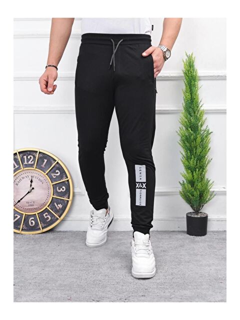 Comstar Erkek Iki Iplik Compact Kumaş Baskılı Eşofman