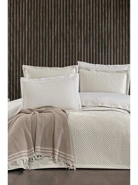 Çeyiz Diyarı Elite Modern 8 Parça Gelin Seti Bej - S000494905-19928