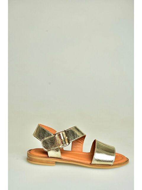 Fox Shoes Altın Kadın Sandalet U944150303 - S000401066-20076