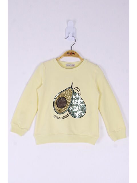 Toontoykids Kız Çocuk Avocuddle Nakışlı Sweatshirt - S000421279-20065