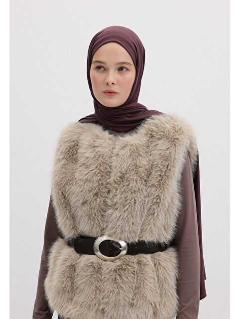 Fresh Scarfs Bambu Penye Şal Erik Çürüğü - S000420294-877