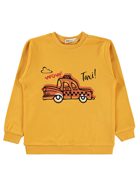 Civil Erkek Çocuk Sweatshirt 2-5 Yaş Hardal - S000286913-7379