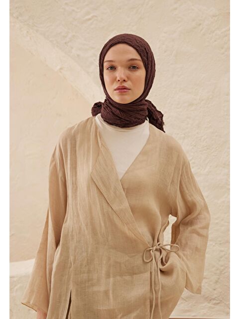 Fresh Scarfs Vual Crash Şal Meşe - S000420273-19413