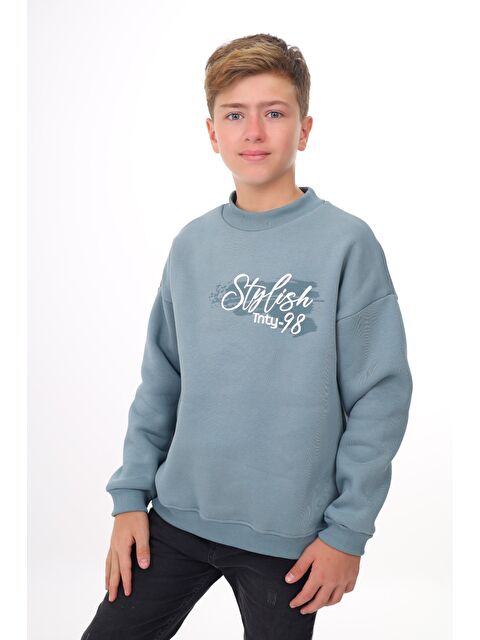 Toontoykids Erkek Çocuk Baskılı Sweatshirt