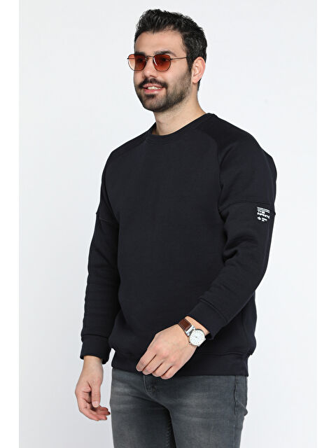 Mishar İtalia Bisiklet Yaka 3 İplik Şardonlu Sweatshirt - S000324286-21164