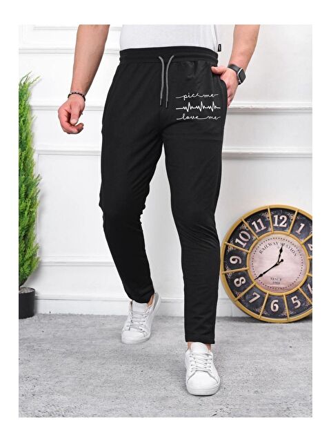 Comstar Erkek Iki Iplik Compact Kumaş Baskılı Eşofman