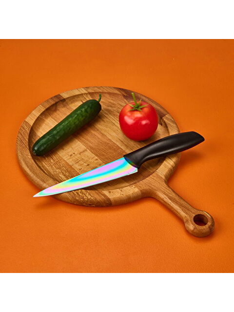 Rooc Titanyum Seri Şef Bıçağı - Renkli - 25 cm - S000376278-10231