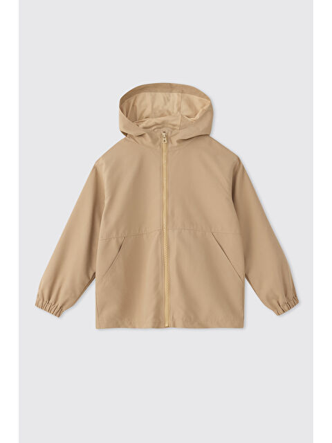 Panço Erkek Çocuk Kapüşonlu Bej Yağmurluk - S000524417-19928