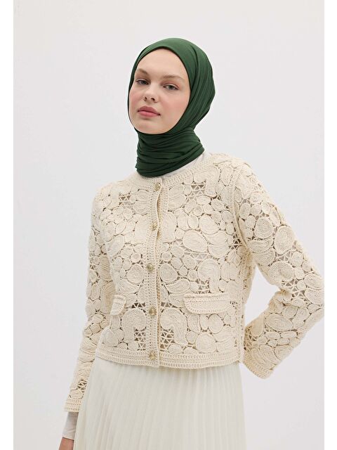 Fresh Scarfs Bambu Penye Şal Zümrüt - S000420294-37221