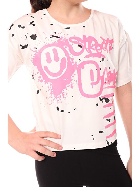 Toontoykids Kız Çocuk Baskılı Tişört