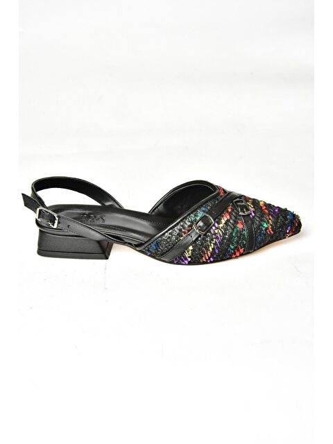 Fox Shoes S9605431 Siyah Kadın Babet Ayakkabı - S000190414-19351