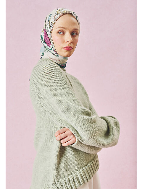 Fresh Scarfs ONCE UPON A LOVE DESEN FLOŞ VİSKON EŞARP LILAC DREAM - S000506335-23173