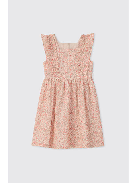 Panço Kız Çocuk Ekru Elbise - S000527296-19965