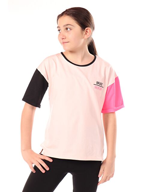 Toontoykids Kız Çocuk Nakışlı Tişört