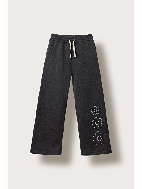 Mışıl Kids 3 İp Çiçek Nakışlı Kız Çocuk Eşofman Altı - S000486490-29666