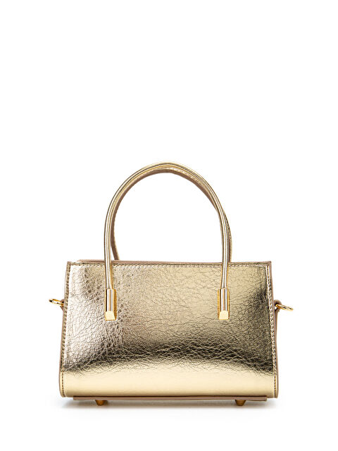 Minebag Gold Detay Sabit Askılı Kadın Çapraz Çanta Siena Gold