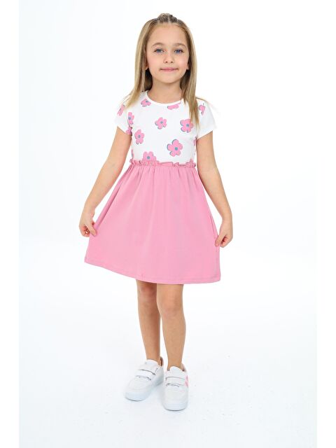 Toontoykids Kız Çocuk Baskılı Elbise - S000329570-20028