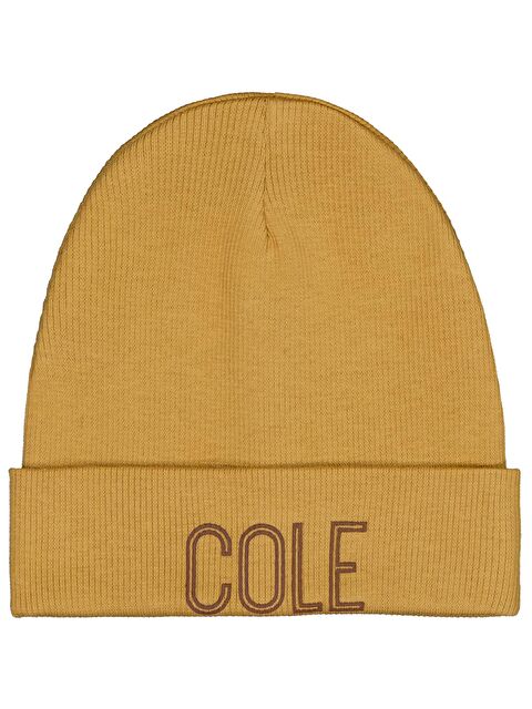 Civil Baby Cole Baskılı Bebe Şapka Bere ve Setler - Hardal Standart - S000503462-20074