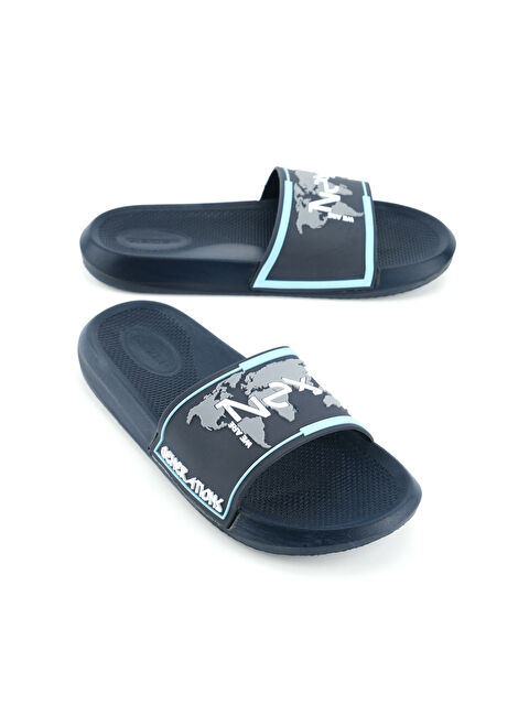 Gezer Erkek Yazlık PU Islak Zemine Uygun Ev Banyo Bahçe Havuz Terlik - S000360891-21164