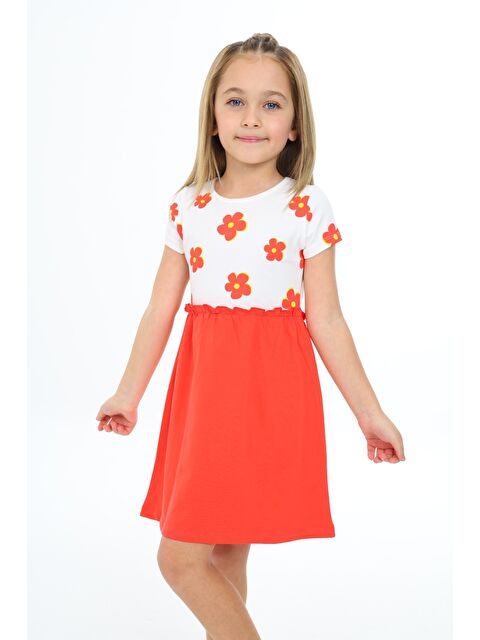Toontoykids Kız Çocuk Baskılı Elbise - S000329570-20045