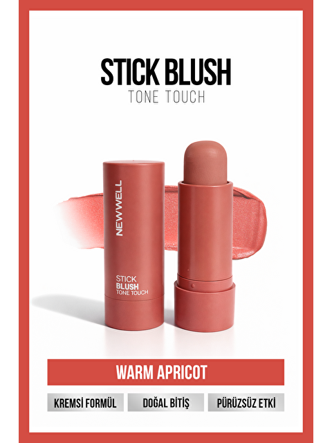 New Well Stick Blush Tone Touch Warm Apricot 01 – Stick Allık