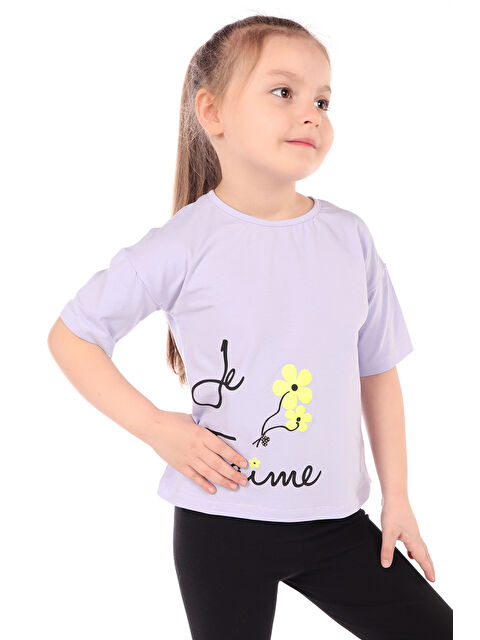 Toontoykids Kız Bebek Le Taime Baskılı Tişört