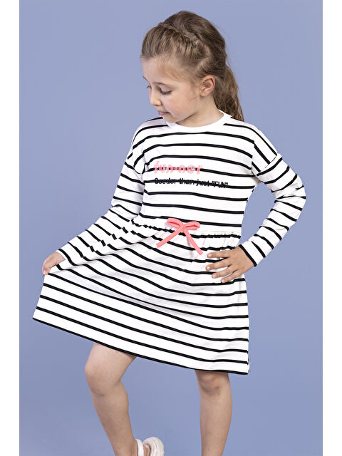 Toontoykids Kız Çocuk Çizgili Elbise - S000420085-19965