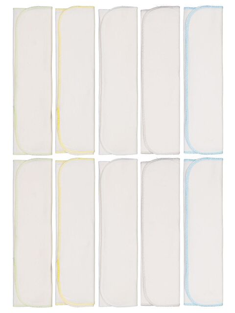 Minidamla Penye 10lu 28*28 Ağız Mendili - Mavi Standart - S000504446-17234