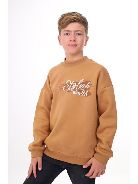 Toontoykids Erkek Çocuk Baskılı Sweatshirt