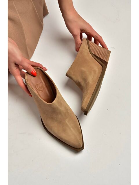 Fox Shoes Bej Kadın Topuklu Ayakkabı U654806102 - S000531843-19928