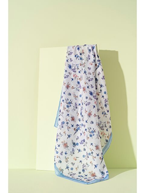 Jawel Kadın Digital Baskılı Çiçek Desen Soft Eşarp - S000374404-3642