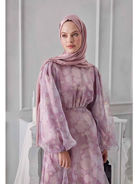 Fresh Scarfs Janjanlı Şal Pudra - S000420499-7152