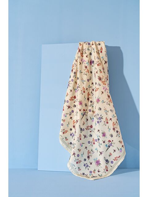 Jawel Kadın Digital Baskılı Çiçek Desen Soft Eşarp - S000374404-20072