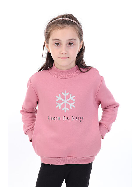 Toontoykids Kız Bebek Baskılı Sweatshirt