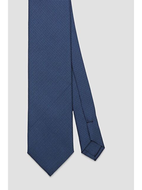 ABBATE Kravat 8 Cm Mikrofiber Polyester Lacivert Erkek Düz Kravat - S000438452-21164