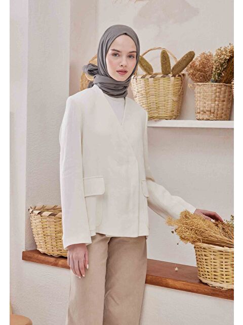 Fresh Scarfs Bambu Şal Duman - S000420480-29351