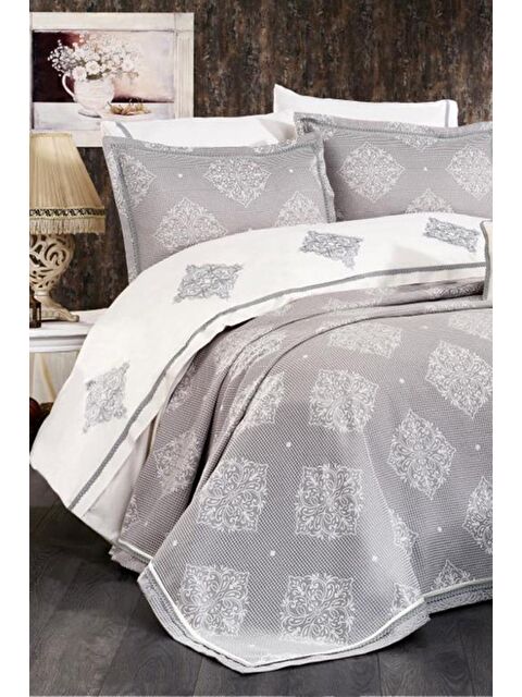 Çeyiz Diyarı İnci Gelin Seti 8 Parça Gri - S000494911-20600