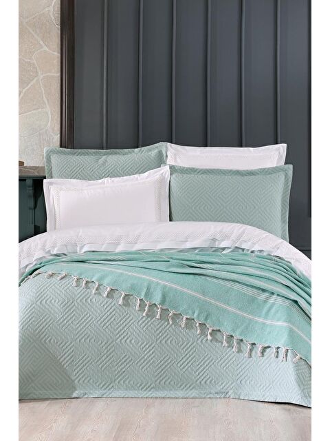 Çeyiz Diyarı Elite Modern 8 Parça Gelin Seti Yeşil - S000494910-18194