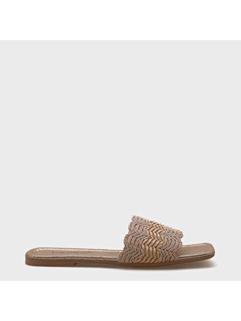 Capone Outfitters Katya Düz Topuklu Parlak Küt Burunlu Kadın Terlik - S000513345-19413