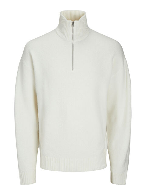 Jack & Jones Originals Jorollie Yün Karışımlı Relaxed Fit Dik Yaka Kazak 12241817 - S000323268-19966