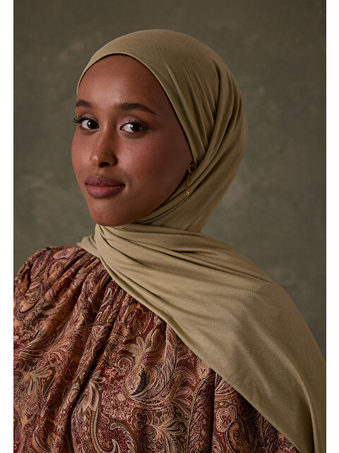 Fresh Scarfs Bambu Penye Şal Adaçayı - S000420294-7686