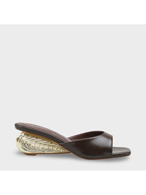 Capone Outfitters Pauly Metal Topuklu Kadın Terlik - S000530333-19413