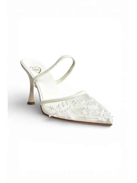 Fox Shoes Beyaz Kadın Topuklu Ayakkabı Y726462415 - S000531840-20063