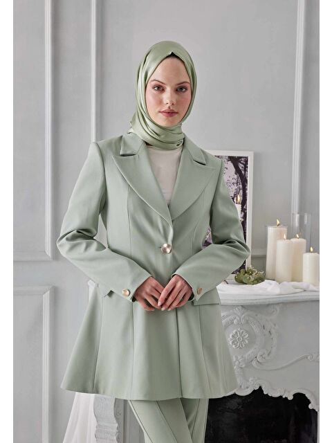 Fresh Scarfs Janjanlı Şal Mint - S000420499-34927